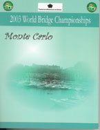 Out of print - 2003 World Bridge Championship Book